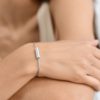 LE GRAMME - BRACELET CABLE 7g ARGENT 925 LISSE BROSSÉ
