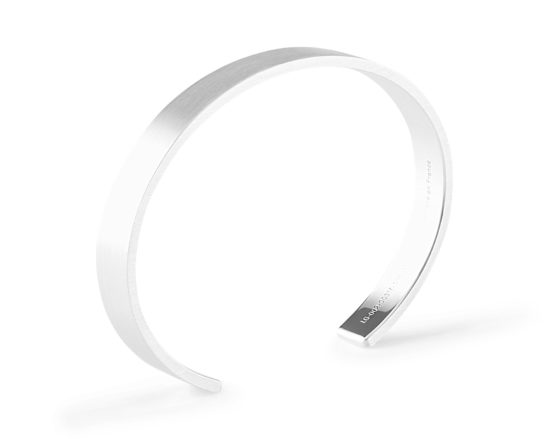 LE GRAMME - BRACELET RUBAN 21g ARGENT 925 LISSE BROSSÉ