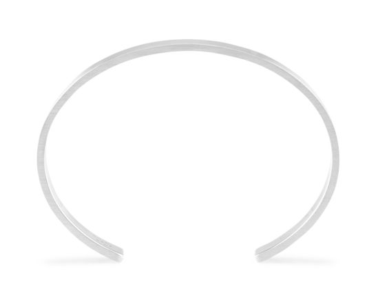 LE GRAMME - BRACELET RUBAN 21g ARGENT 925 LISSE BROSSÉ