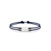LE GRAMME - BRACELET CORDON 2,5g PERFORÉ ARGENT 925 LISSE POLI
