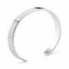 LE GRAMME - BRACELET RUBAN GUILLOCHÉ HONRIZONTAL 23g ARGENT 925 POLI