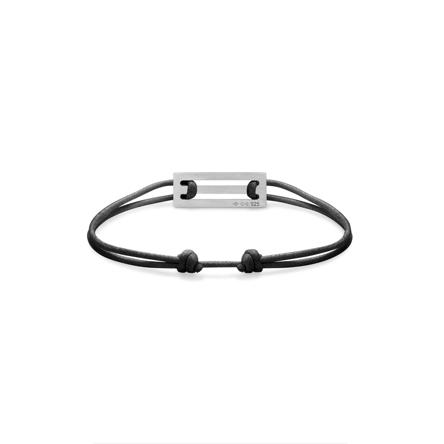 LE GRAMME - BRACELET CORDON 2,5g PERFORÉ ARGENT 925 LISSE POLI