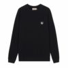 MAISON KITSUNÉ - SWEATSHIRT GREY FOX HEAD PATCH